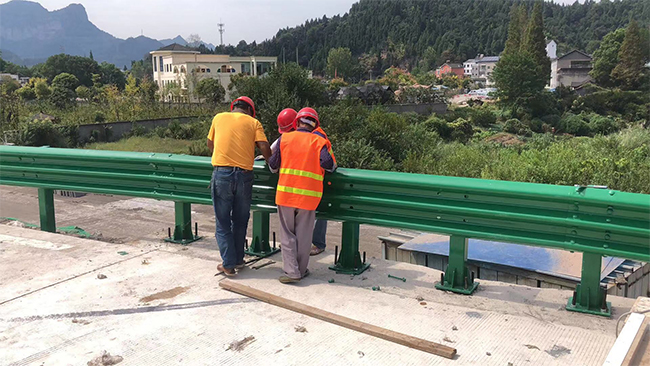 海口高速公路护栏板的维护确保道路安全的关键环节